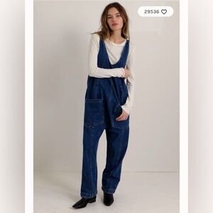 VIRAL Free People We the Free High Roller Jumpsuit